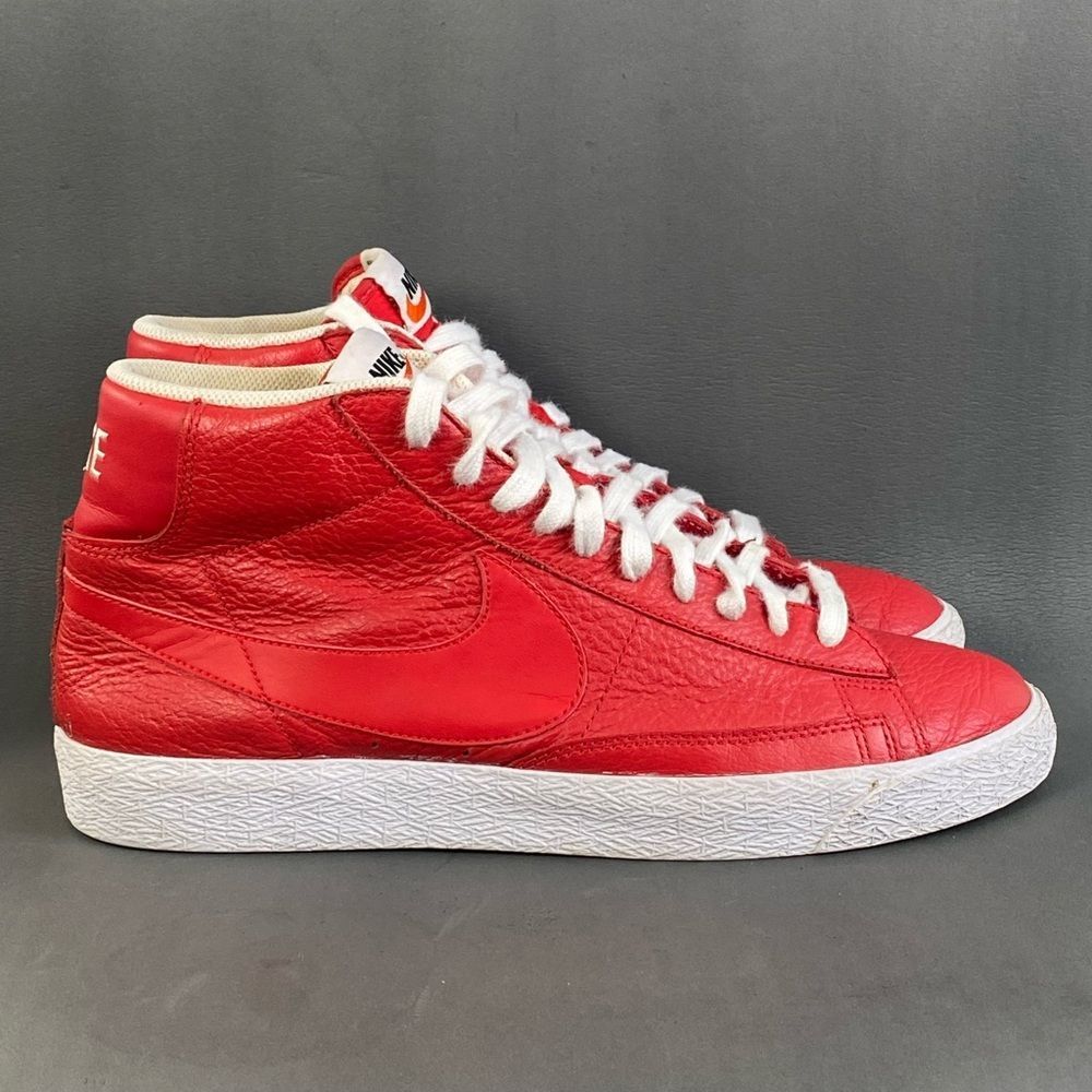 Nike Blazer Mid Premium 'Game Red' sneaker shoes mens size 10